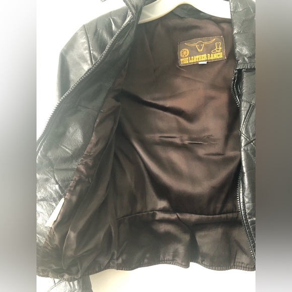 Vintage 70’s Leather Ranch Jacket - Picture 3 of 8
